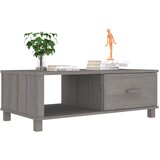  Stolić za kavu HAMAR svjetlosivi 100x55x35 cm masivna borovina | Eponuda.ba