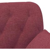  Ljubavni kauč s gumbima Vinska crvena 111 x 68 x 80 cm Tkanina | Eponuda.com