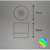 BRILONER 7462014 - LED RGB Punjiva stona lampa LED/1,5W/5V IP44 hrom | Eponuda.com