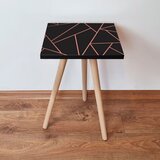 Hanah home klub sto Shp335, 35x42x35 cm, Crni | ePonuda.com