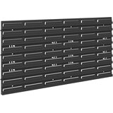  Stalak za kontejnere Crna i crvena 77,5 x 2 x 39 cm PP Slike