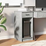 TOWER stalak za računalo s ladicom boja betona 35x45x77 cm | Shoptok.si