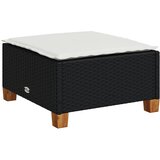  7-dijelni set vrtnih sofa od poliratana s jastucima crni Crna 63.5 x 56 x 32 cm | shoptok.hr