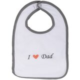 Bubaba by FreeON podbradnjak I love dad white/grey | shoptok.hr