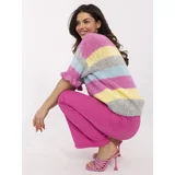 Italy Moda Sweater-MI-SW-1903.94-grey-pink