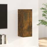 Furnova Viseča omarica dimljeni hrast 35x34x90 cm inženirski les, (21949578) | Shoptok.si