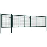  Vrata čelična 500 x 75 cm zelena | shoptok.hr