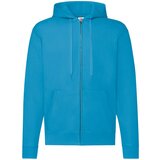 Fruit Of The Loom Blue Zippered Hoodie Classic Cijene