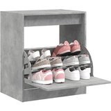 vidaXL Omarica za čevlje betonsko siva 60x42x69 cm inženirski les | Shoptok.si
