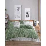 green greenwhite ranforce single quilt cover set (de)