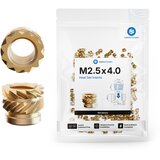 CNC Kitchen Threaded Inserts M2.5 Standard, M2.5 x 4.0 (100 pcs) Cene