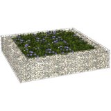 vidaXL Visoka greda gabion pocinkano jeklo 100x100x20 cm Cene