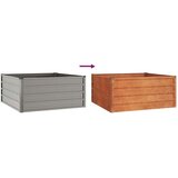  Povišena vrtna gredica boja hrđe 100x100x45 cm čelik COR-TEN | shoptok.hr