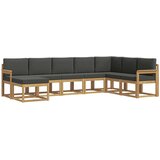  Set vanjskih sofa s jastukom 8 pcs Bijela i antracit | shoptok.hr