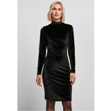 UC Ladies Women's velvet dress with turtle neck black | Shoptok.si