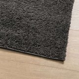  Čupavi moderni tepih s visokim vlaknima antracit 120 x 170 cm | shoptok.hr