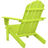 vidaXL Vrtna stolica Adirondack od masivne jelovine zelena | shoptok.hr