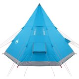 Šator za kampiranje za 4 osobe plavi 367x367x259 cm taft 185T | shoptok.hr