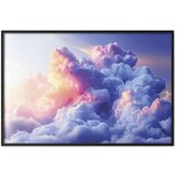  Plakat Clouds Like Painted: Artistic Dawn Brushes Painting the Sky 42x29.7 Crni okvir | shoptok.hr