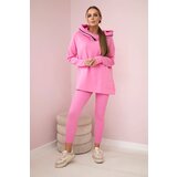 Kesi Set cotton sweatshirt + leggings pink | Shoptok.si