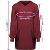  Deka majica s kapuljačom KINN Crvena L Pamuk | shoptok.hr