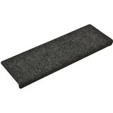  Otirači za stepenice 10 kom 65x21x4 cm sivi prošiveni | shoptok.hr
