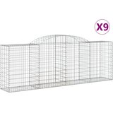  Lučne gabionske košare 9 kom 300x50x100/120cm pocinčano željezo | Eponuda.com