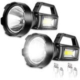 Lean Toys Delovna svetilka COB LED – Vsestranska prenosna svetilka z USB polnjenjem | Shoptok.si