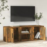 TV ormarić boja dimljenog hrasta 100 x 31,5 x 35 cm drveni | Shoptok.si
