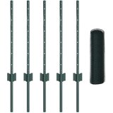  Zavarena žičana ograda 10 x 0,5 m (Š x V) Čelik premazan PVC-om | Shoptok.si