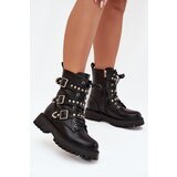 Big Star Insulated Work Boots With Straps And Buckles | Shoptok.si