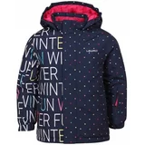 Lewro HUXLEY Skijaška/snowboard jakna za djevojčice, tamno plava, veličina