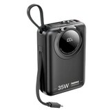 Remax RPP-73 Black 35W Power Bank with 2 Fast Charging Cables 20000mAh cene