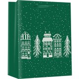  Vrečka darilna a5 18x10x23cm novo leto zelen motiv PROMOCIJA | Shoptok.si