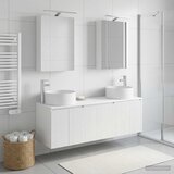  Set ormarića za kupaonicu 5 kom. Bijela Konstruirano drvo | shoptok.hr