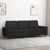  Trosjed od tkanine Crna 180 cm u