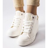 Big Star White wedge sneakers | shoptok.hr