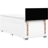 vidaXL Krevet s oprugama i madracem bijeli 90 x 190 cm od umjetne kože | shoptok.hr