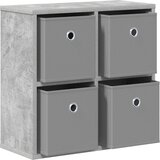  Kreveta s ladicama Betonski sivi 49,5 x 22 x 47 cm | shoptok.hr