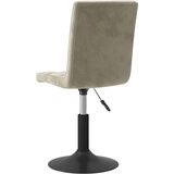 vidaXL Vrtljivi jedilni stoli 4 kosi svetlo siv žamet, (20947182) | Shoptok.si