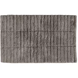 Zone sivo-rjava bombažna kopalniška preproga tiles, 80 x 50 cm