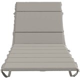  Jastučić za ležaljku GEMERT 100% poliester Siva 200 x 90 x 3 cm Slike