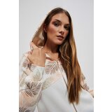 Marisse Women's Sweatshirt L-Bl-4004 Off White | Shoptok.si