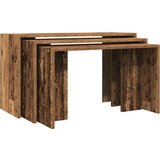 vidaXL Komplet mizic 3-delni starinski les inženirski les, (22056419) | Shoptok.si