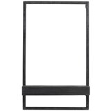 Light & Living Mat crna polica od jelovine Maddison - Cijene