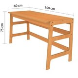 Hanah home Studijski sto i polica za knjige CPT4802 150 | ePonuda.com