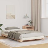  Krevetna konstrukcija Smeđa 80 x 220 cm Čvrsto borovo drvo | shoptok.hr