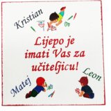  Sreča je, da ste nam učiteljica Š12423 Magnet | Shoptok.si