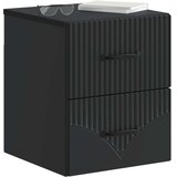  Stenski nočni omarici Črna 34,5 x 33 x 40 cm Inženirski les, (5000209967) | Shoptok.si
