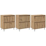 vidaXL Komode 3 pcs hrast artisan 180 x 35 x 70 cm Konstruirano drvo | shoptok.hr